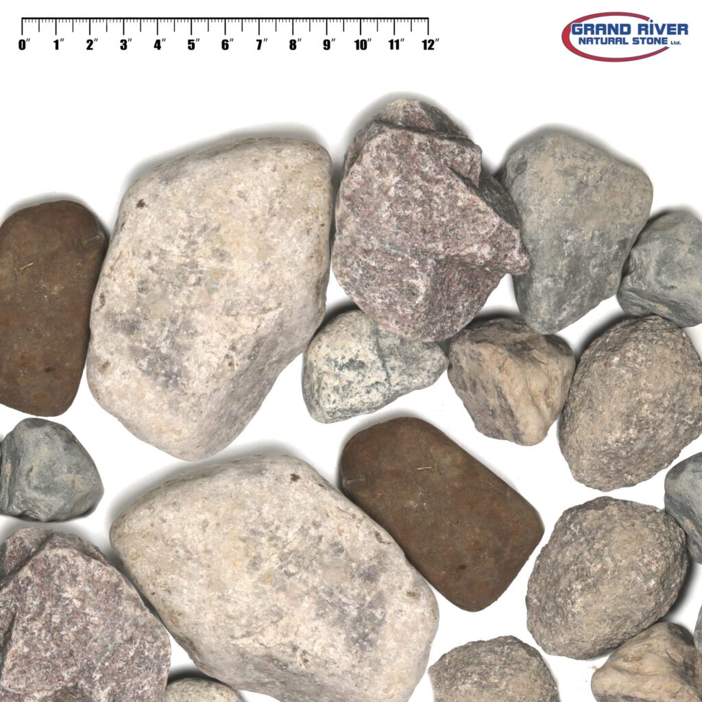 Grey River Rock 4-8 Inch