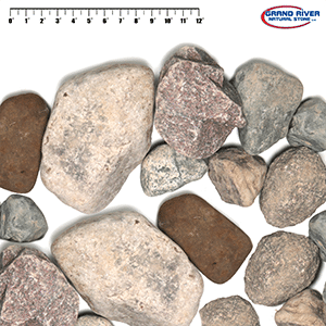 Grey River Rock 4-8 Inch