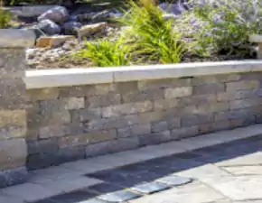 retaining wall and landscaping supplies
