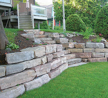 armour stone landscaping supplies in London and Fergus